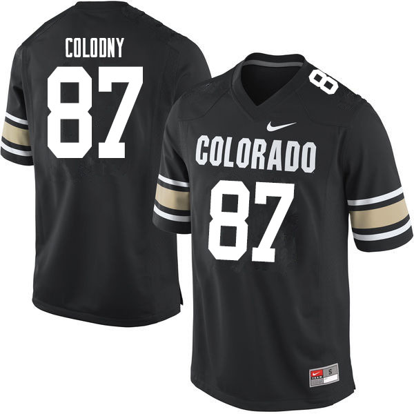 Men #87 Vincent Colodny Colorado Buffaloes College Football Jerseys Sale-Home Black